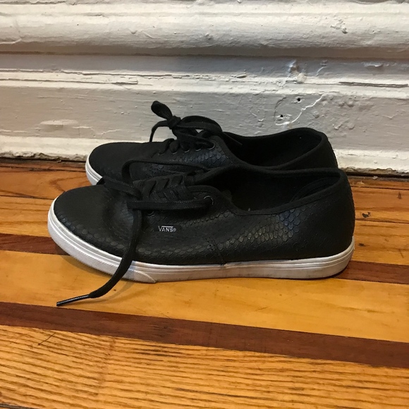 Black Snake Vans Sneakers - Picture 4 of 5